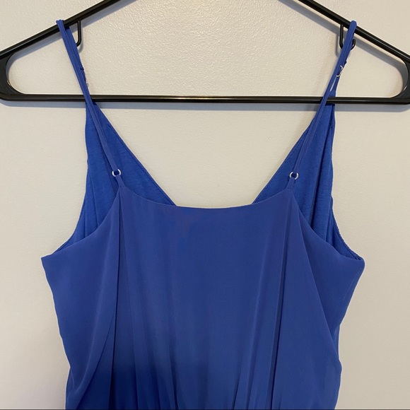 Rory Beca Adjustable Royal Blue Spaghetti Strap Maxi Dress - Size: Small - Picture 9 of 10